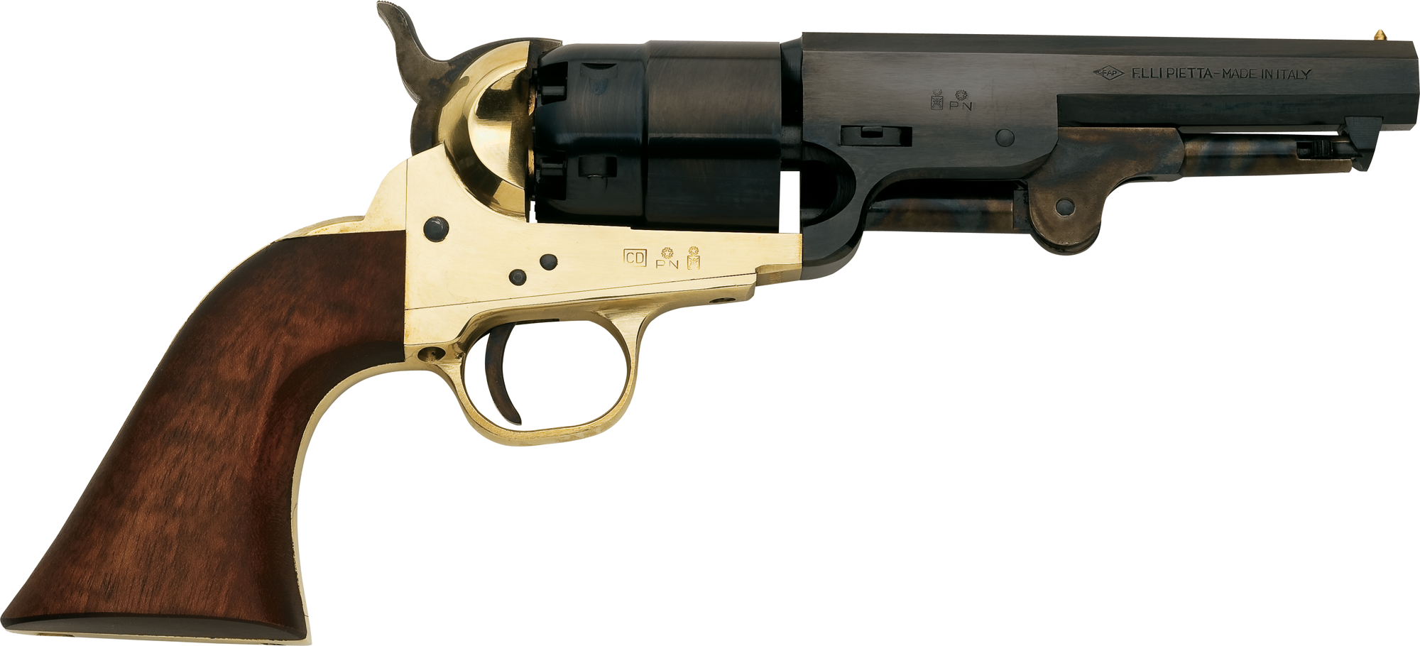 Pietta Model 1851 Confederate Navy .44 Caliber Black Powder Revolver ...